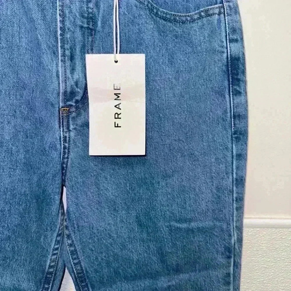 New With Tags! FRAME Blue Jeans Size 24 LE HIGH 'N' TIGHT STRAIGHT HIGH- RISE - Picture 1 of 15